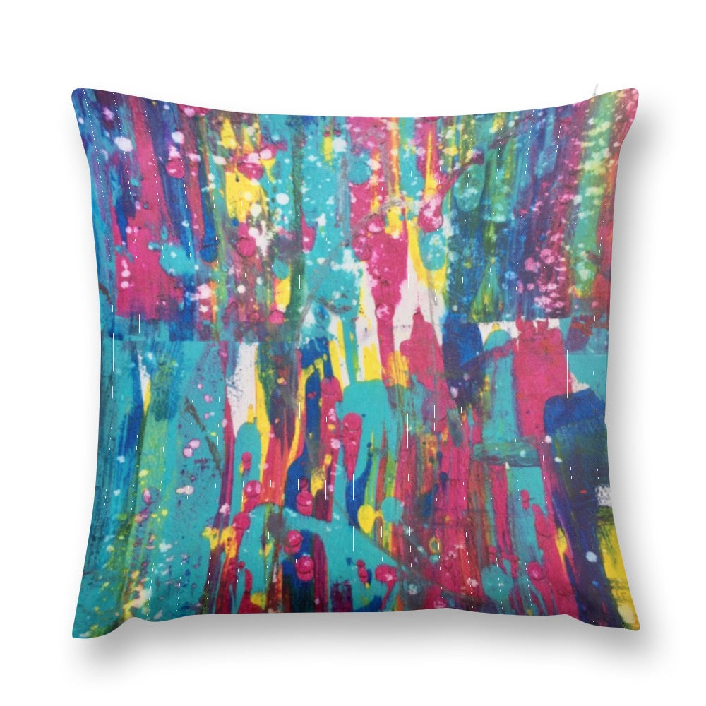 Home Splatter pillow case (double-sided design)