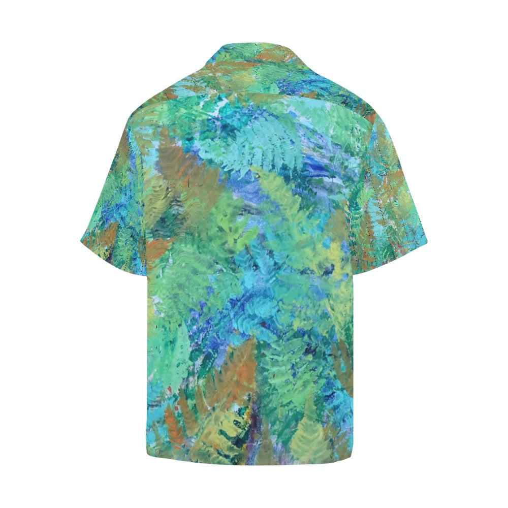 Ferns and Fronds Men's Hawaiian Shirt