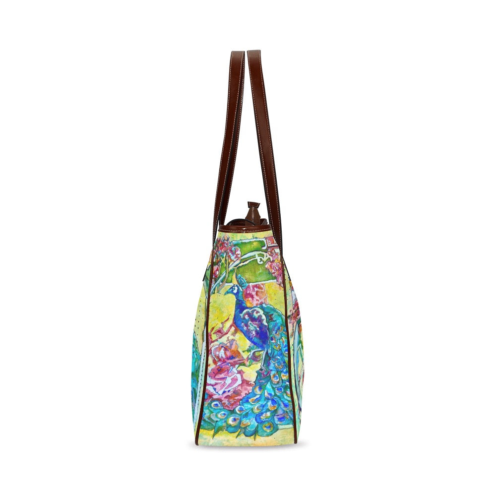 Batik Peacock Classic Tote Bag