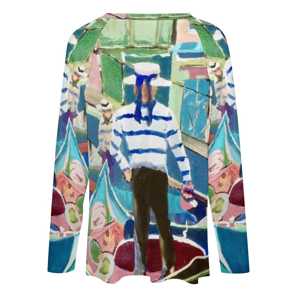 Venice Gondolier Ladies Shirt long sleeve loose tee