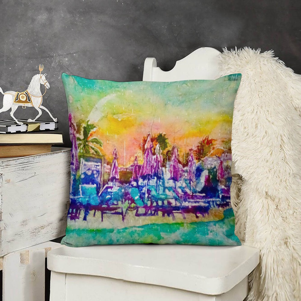 Home Batik Cabo pillow case plush (double-sided)