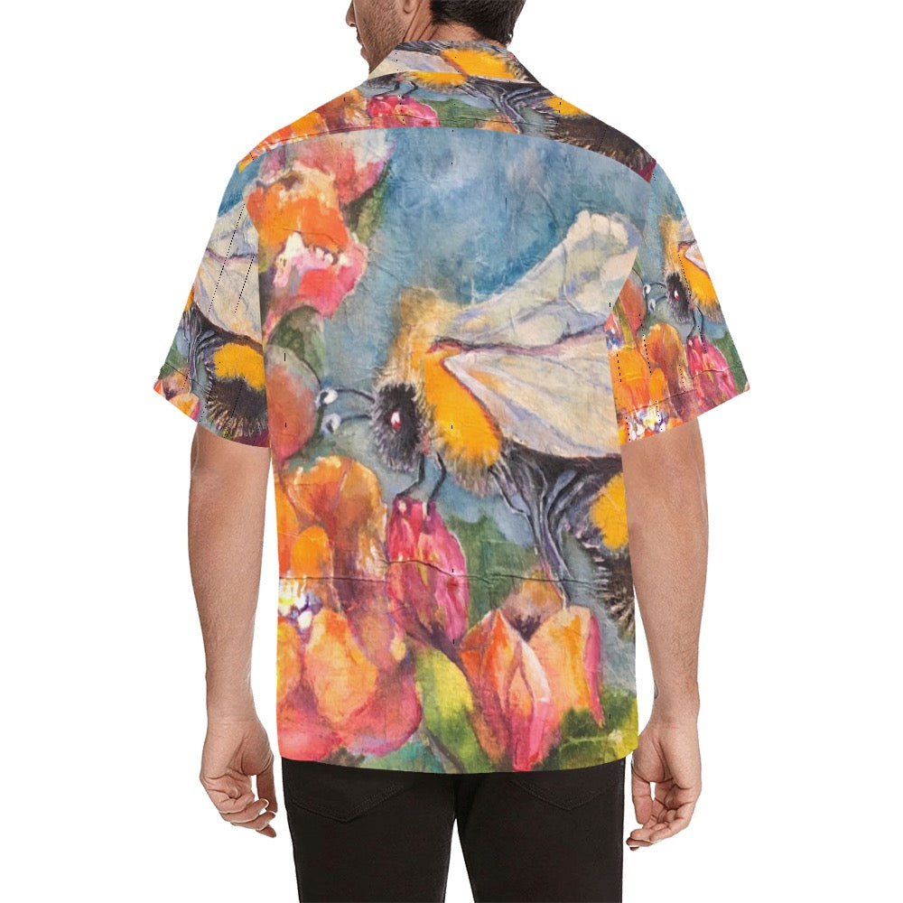 Batik Bee Men's Hawaiian Shirt