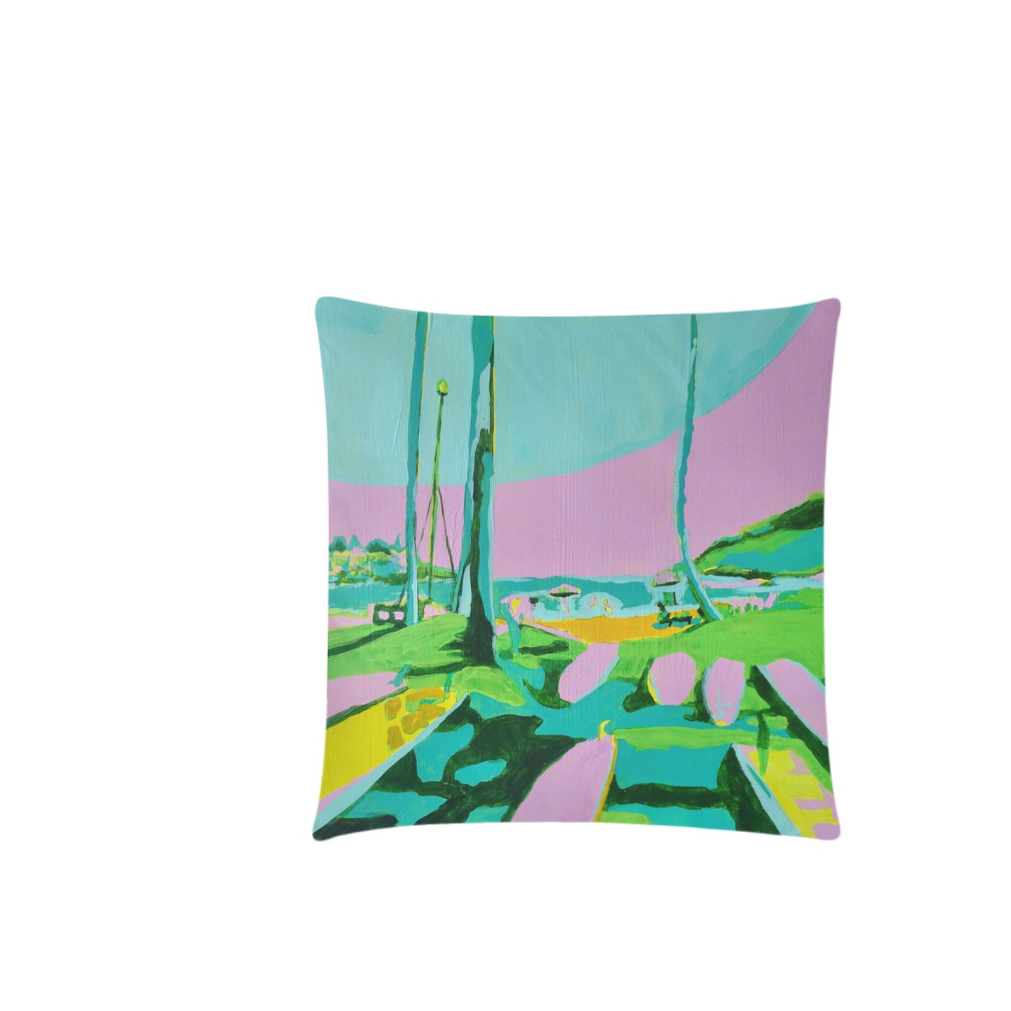 Home Kauai Beach Custom Zippered Pillow Cases 18"x 18" (Twin Sides) (Set of 2)