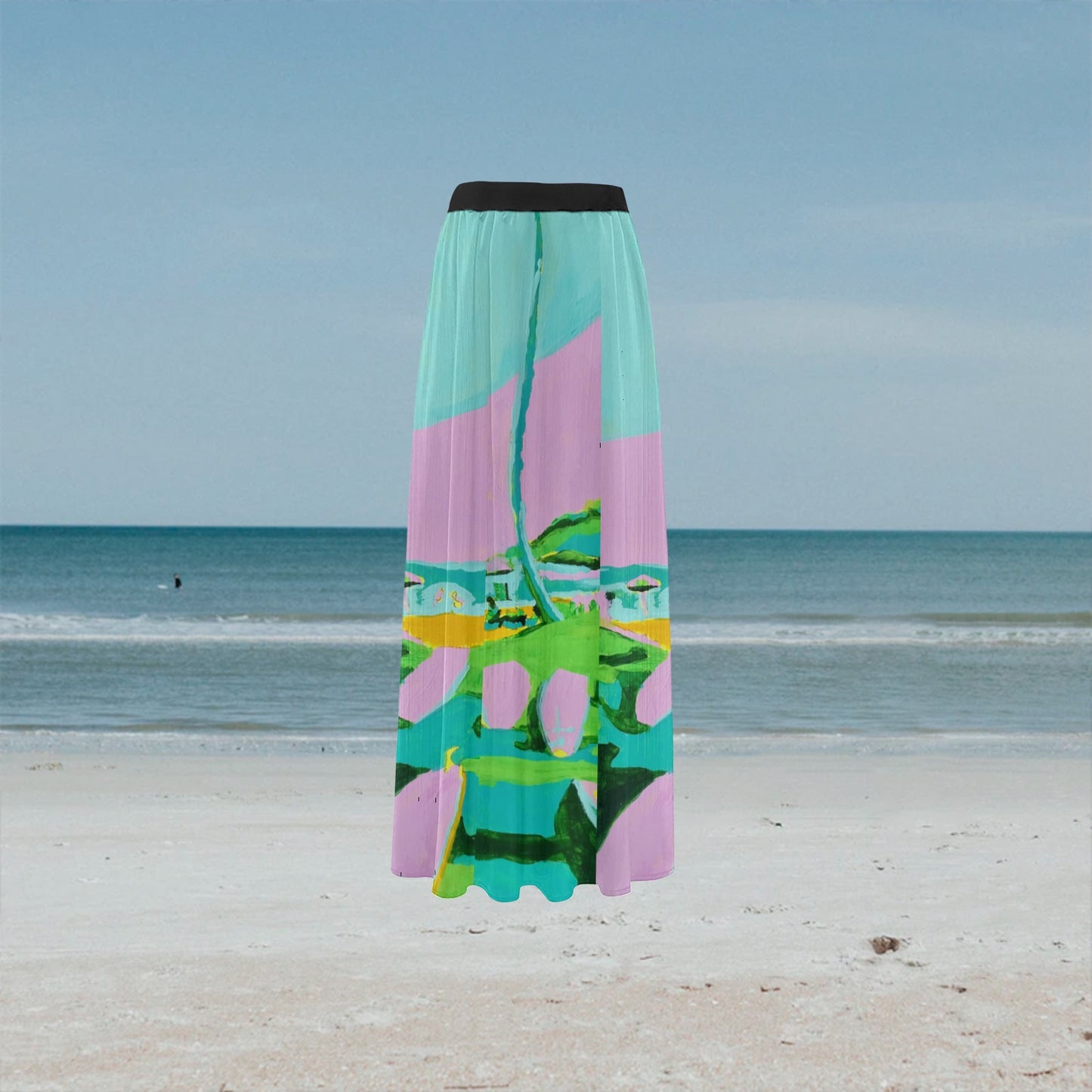 Kauai Beach Ladies High Slit Long Beach Dress