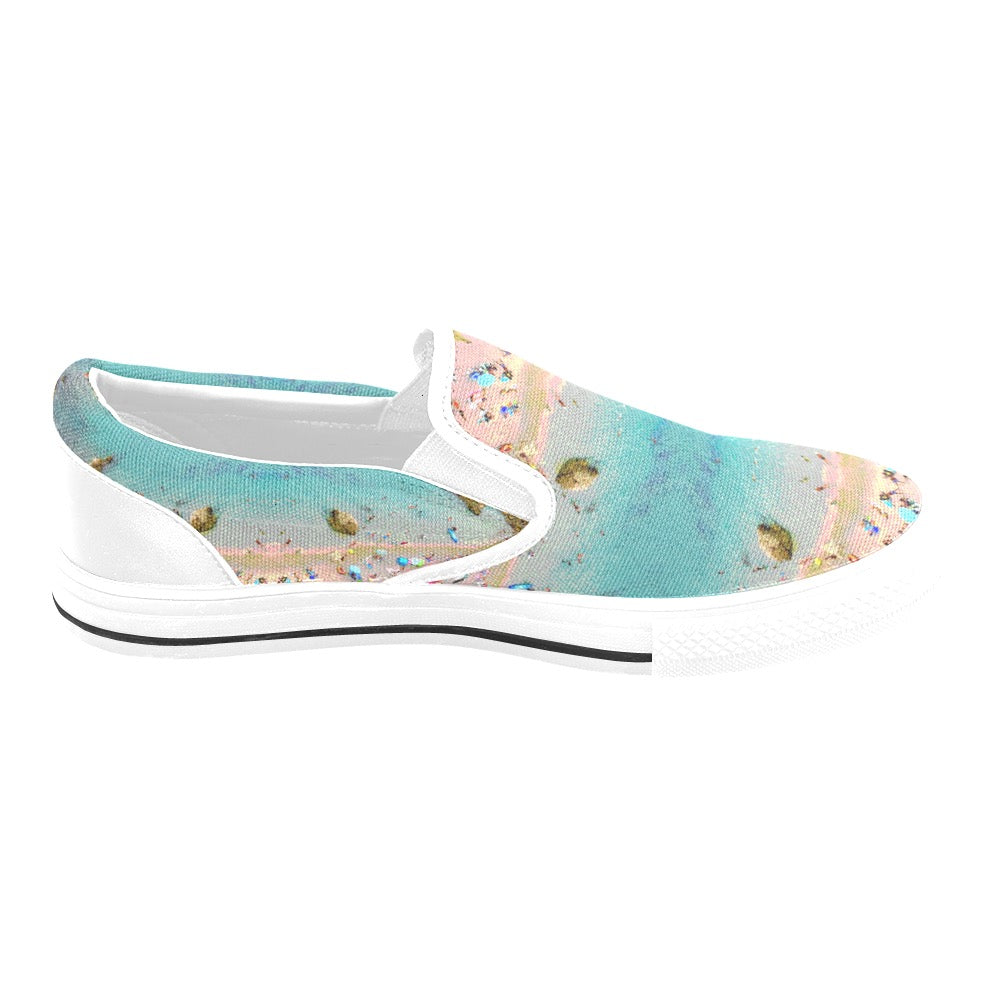 Beach Ladies Shoes Slip-on Canvas