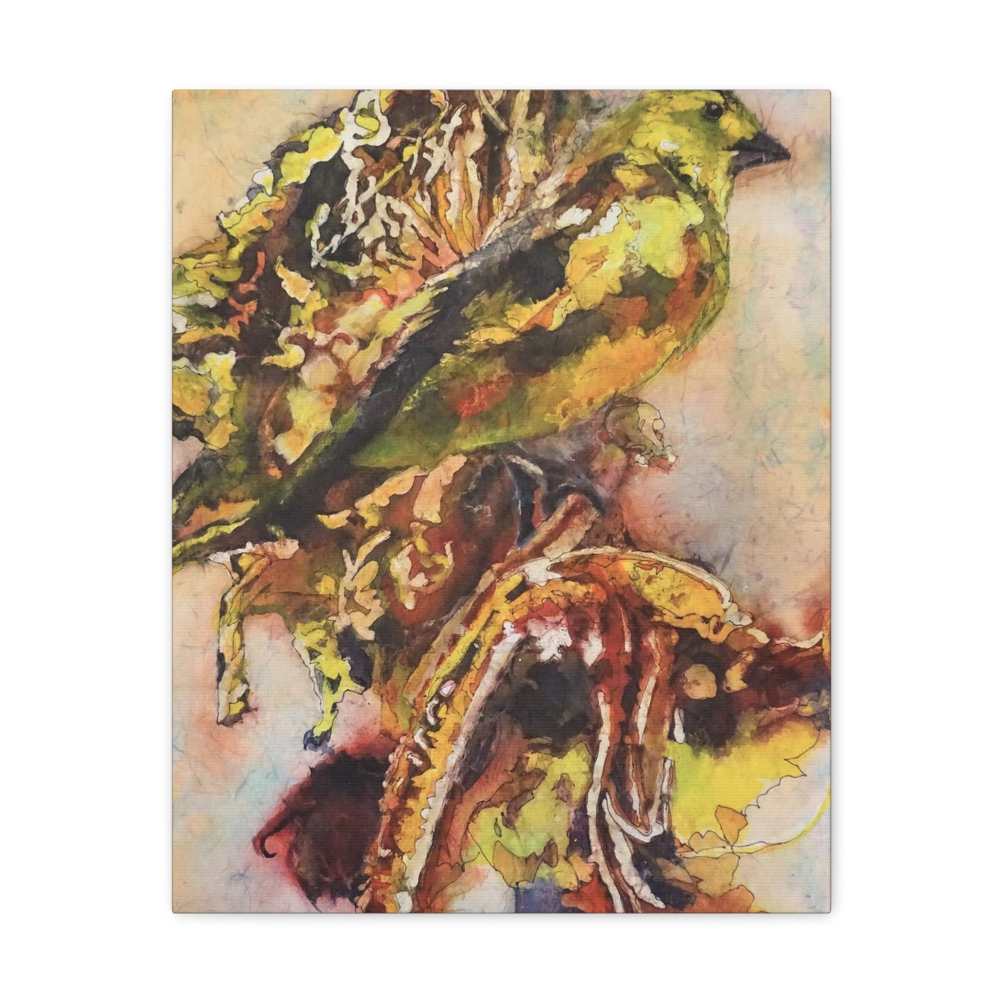 Canvas Gallery Wraps -Winged creatures Batik Bird