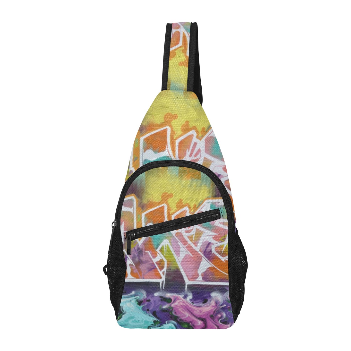 Graffiti Bag All Over Print Chest Bag