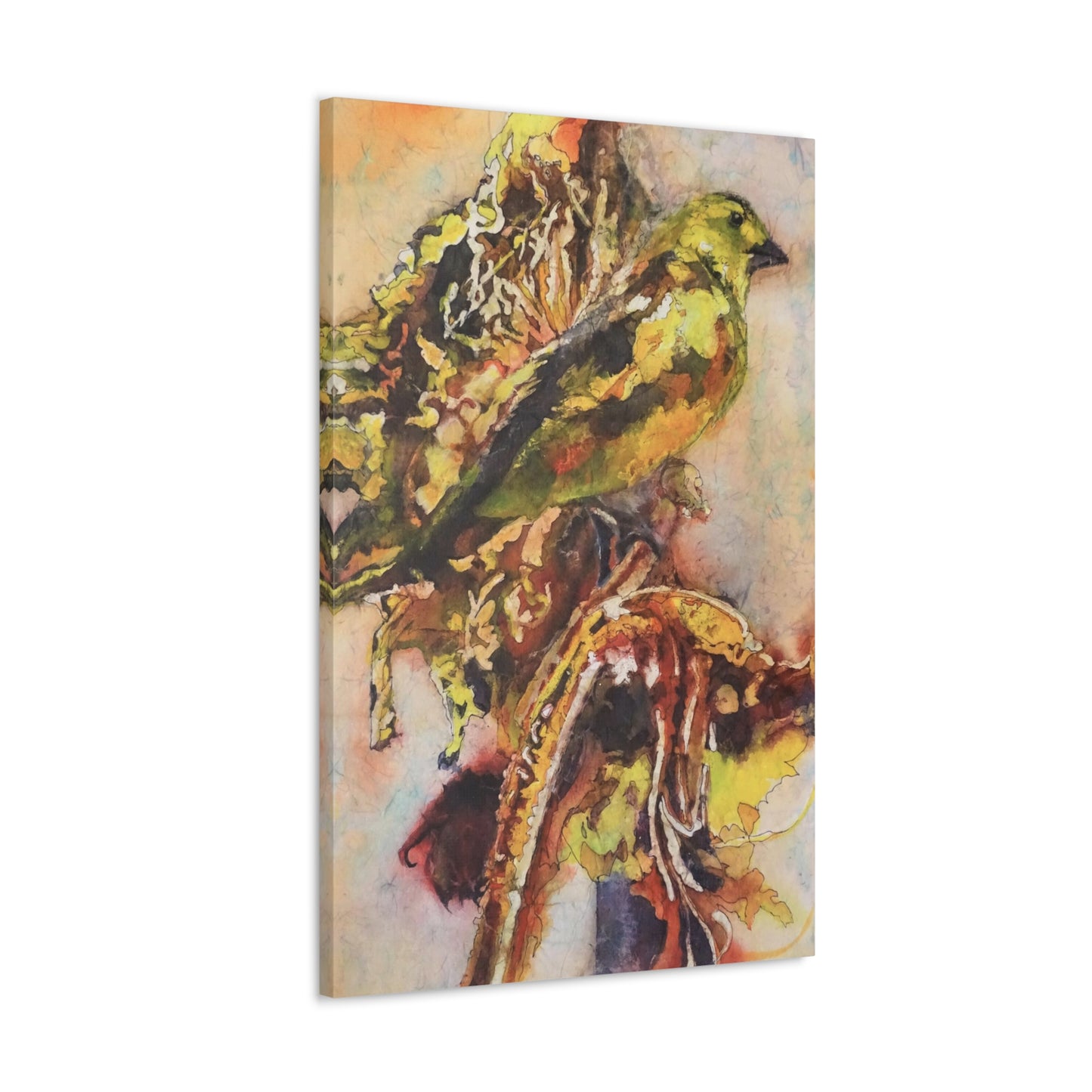 Canvas Gallery Wraps -Winged creatures Batik Bird