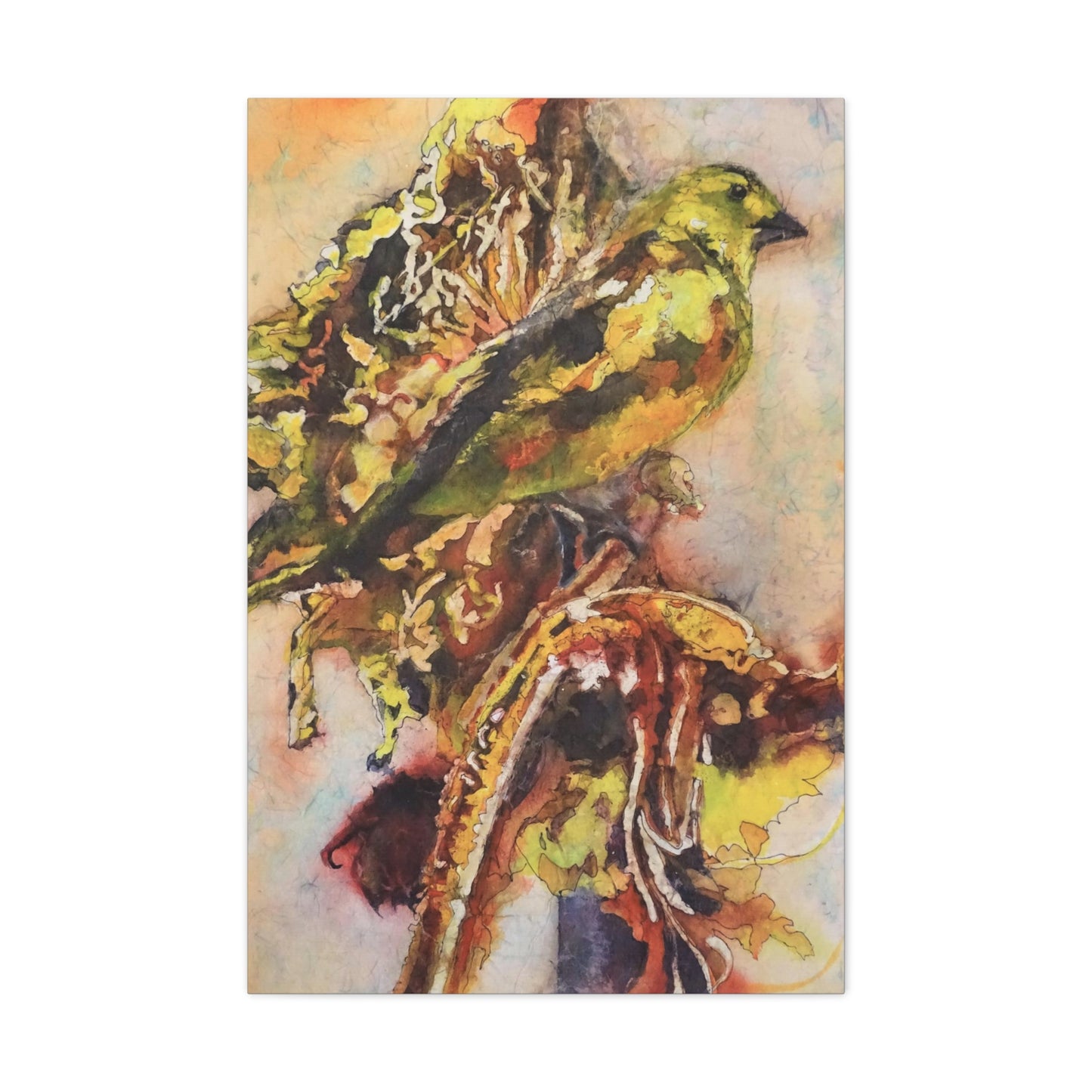 Canvas Gallery Wraps -Winged creatures Batik Bird