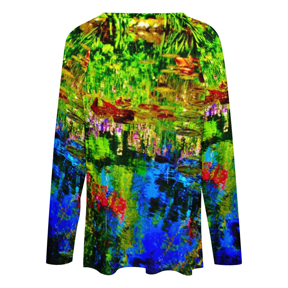 Pond Life Ladies Shirt long sleeve loose tee