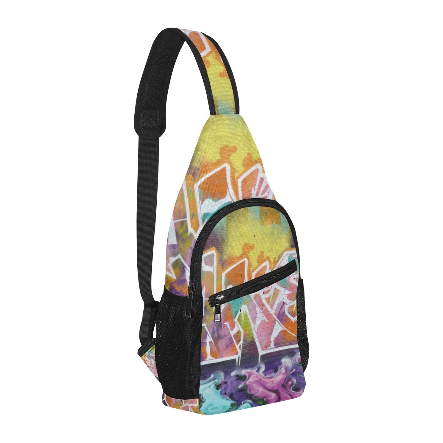 Graffiti Bag All Over Print Chest Bag