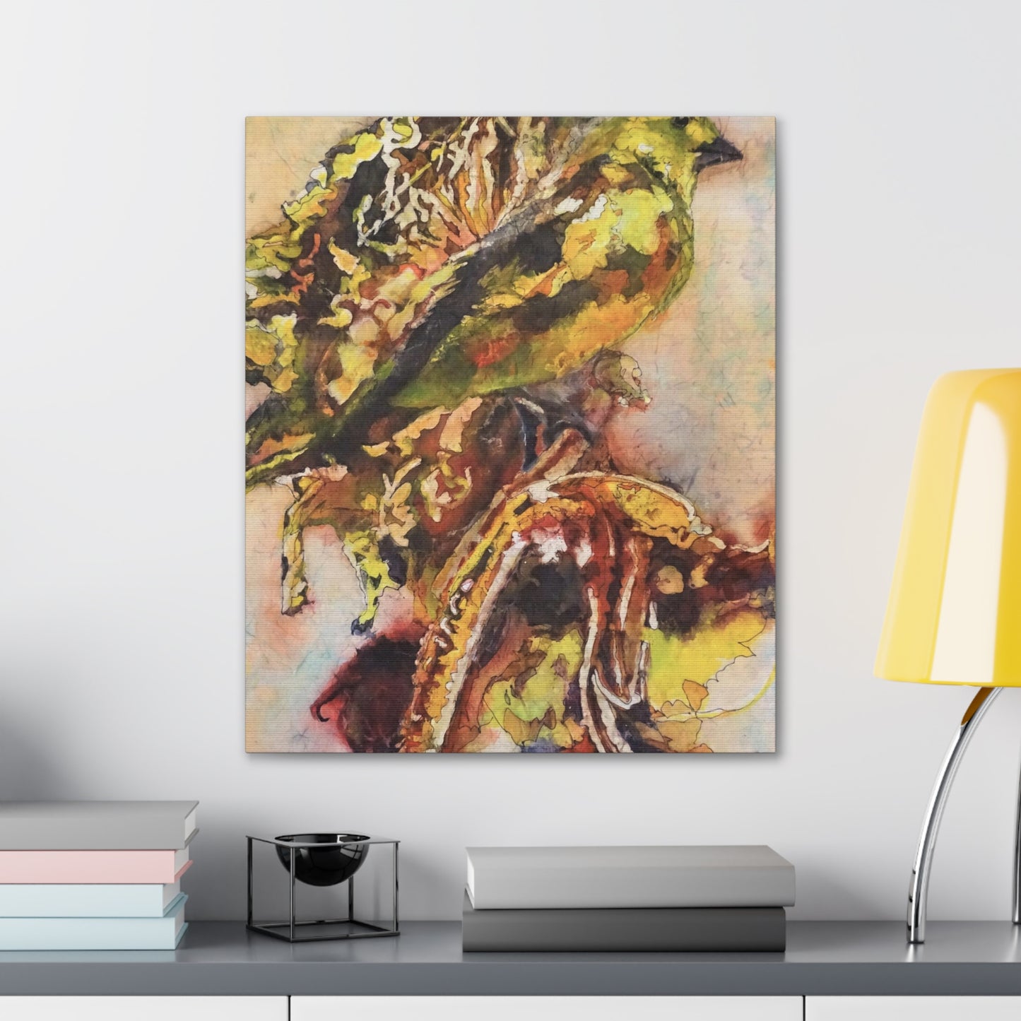 Canvas Gallery Wraps -Winged creatures Batik Bird