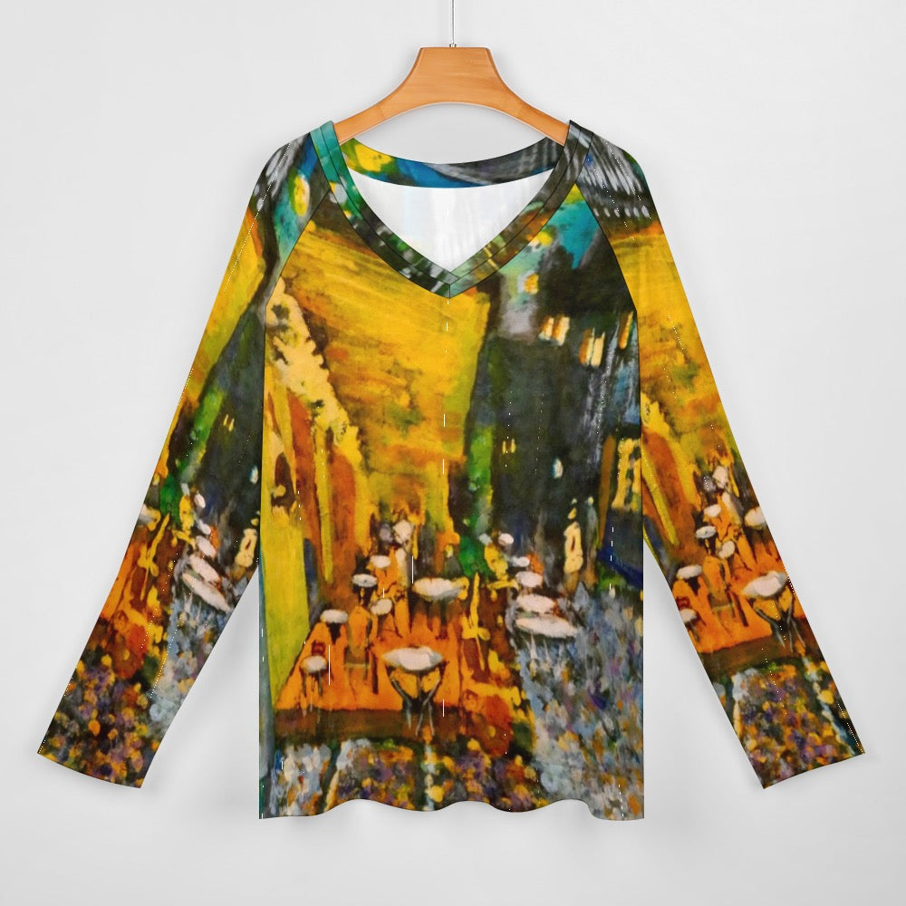 Van Gogh Ladies Shirt Long sleeve loose tee