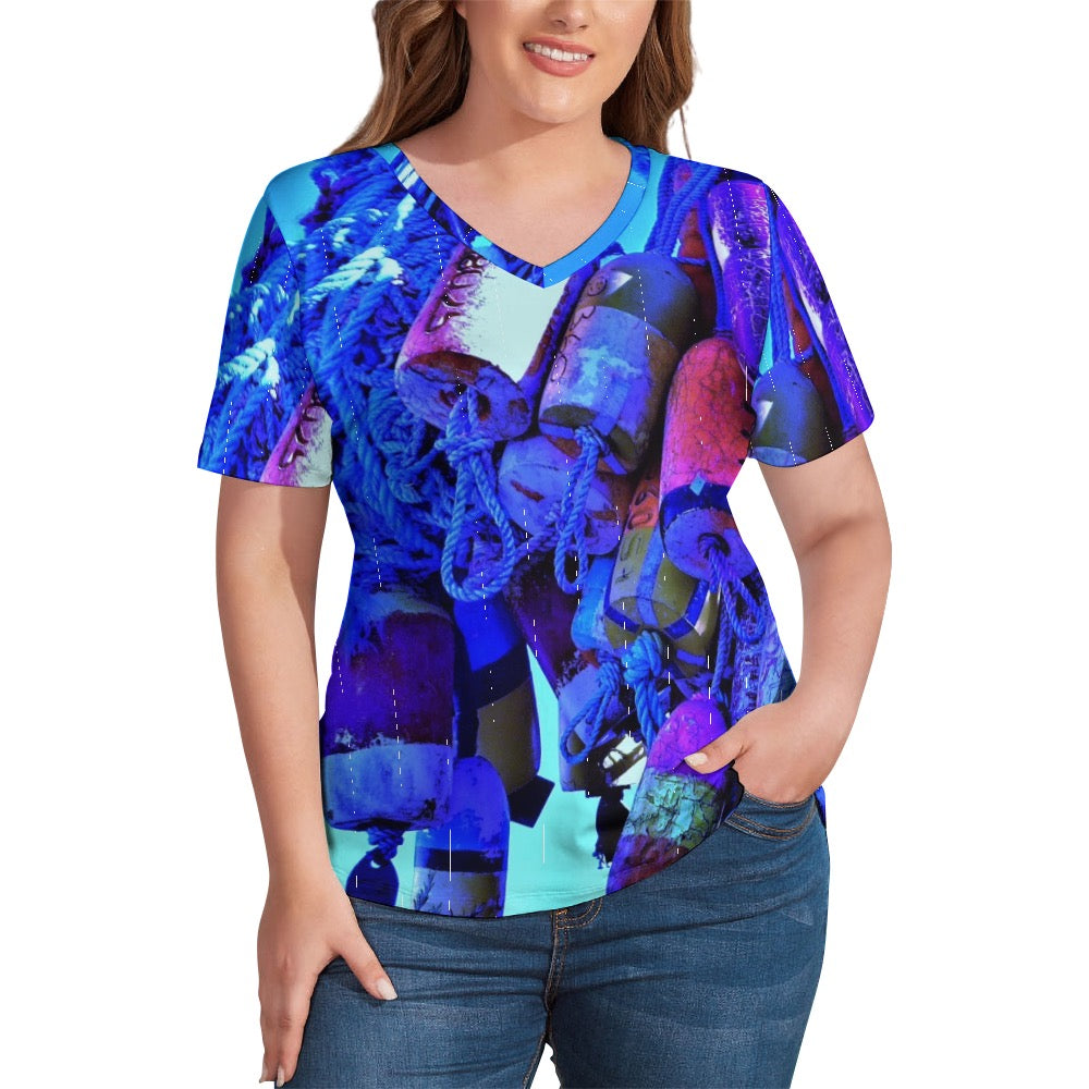 Buoy Ladies Shirt V-Neck