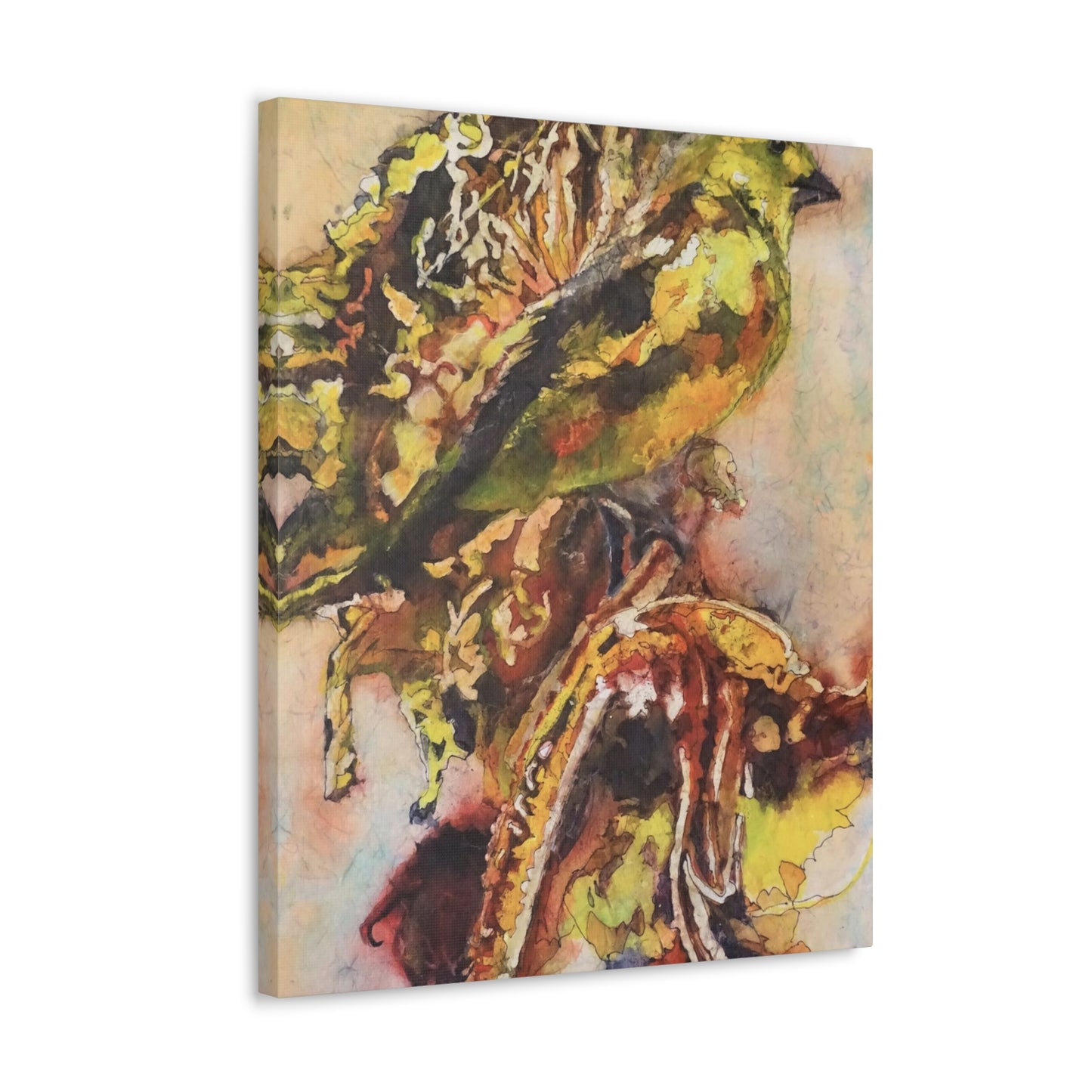 Canvas Gallery Wraps -Winged creatures Batik Bird