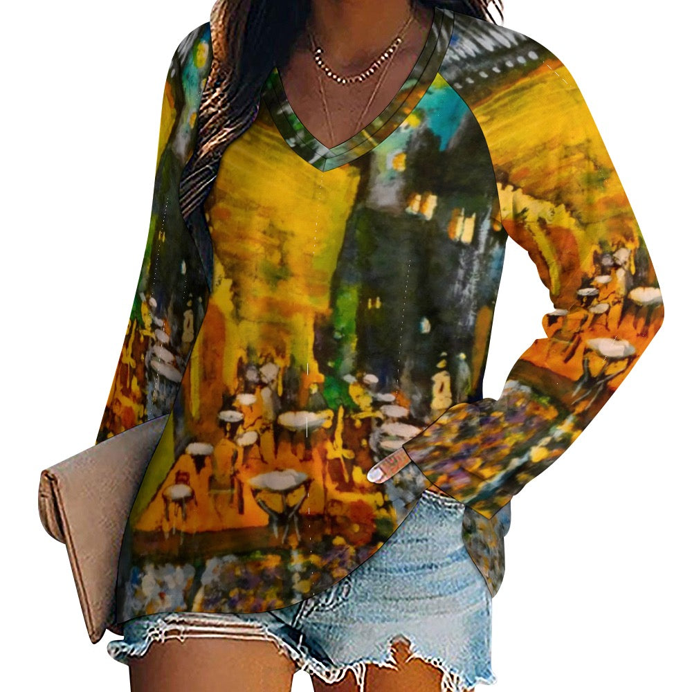 Van Gogh Ladies Shirt Long sleeve loose tee