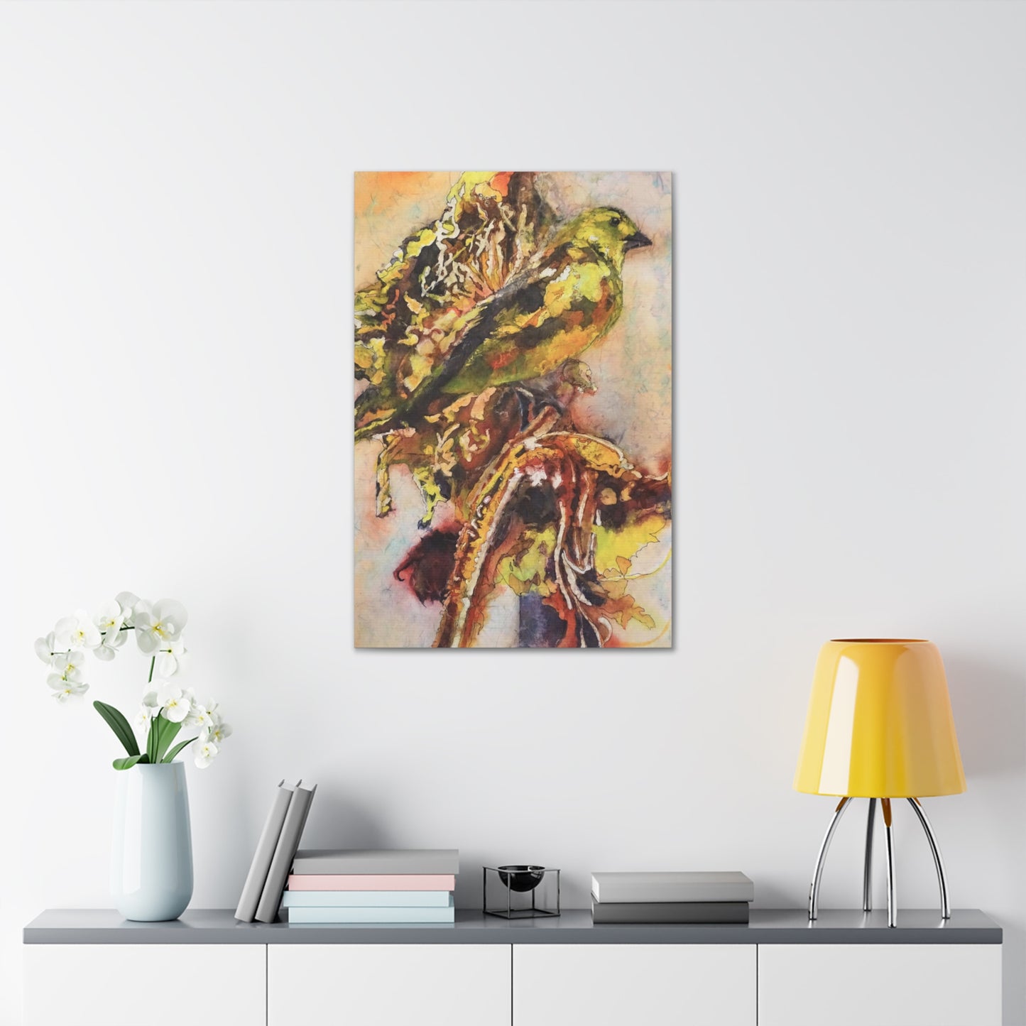 Canvas Gallery Wraps -Winged creatures Batik Bird