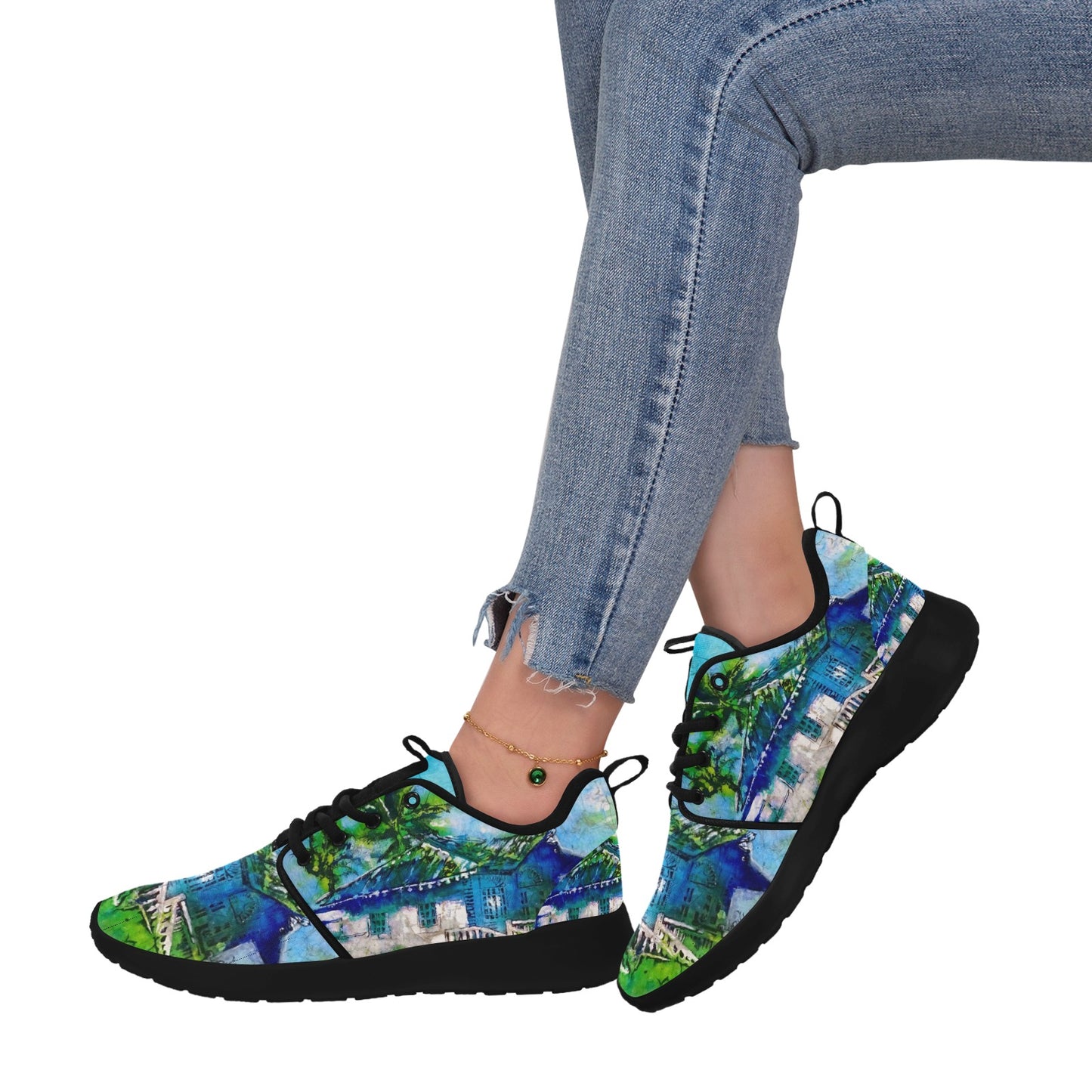 Batik beach DR Ladies Shoes Pull Loop mesh