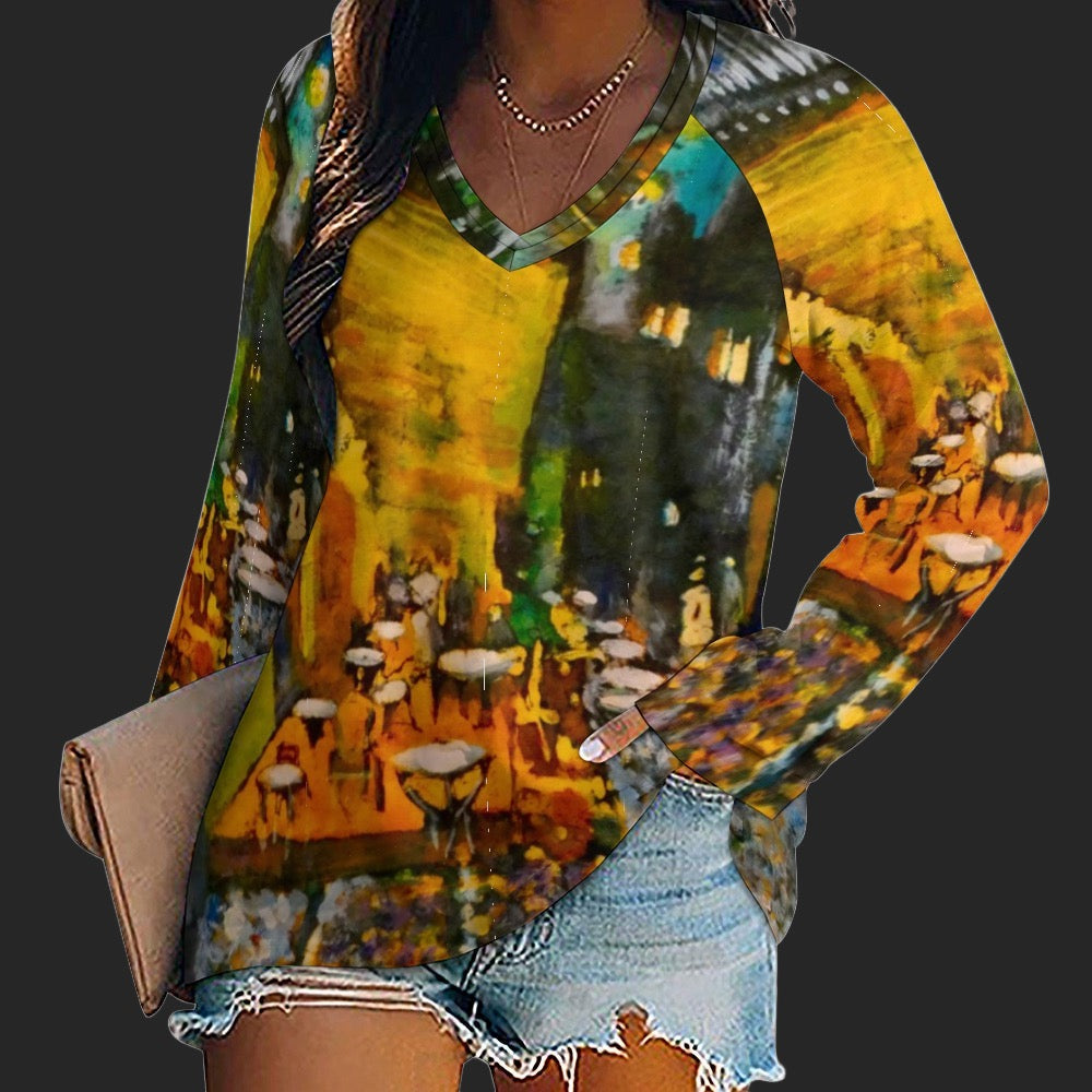 Van Gogh Ladies Shirt Long sleeve loose tee