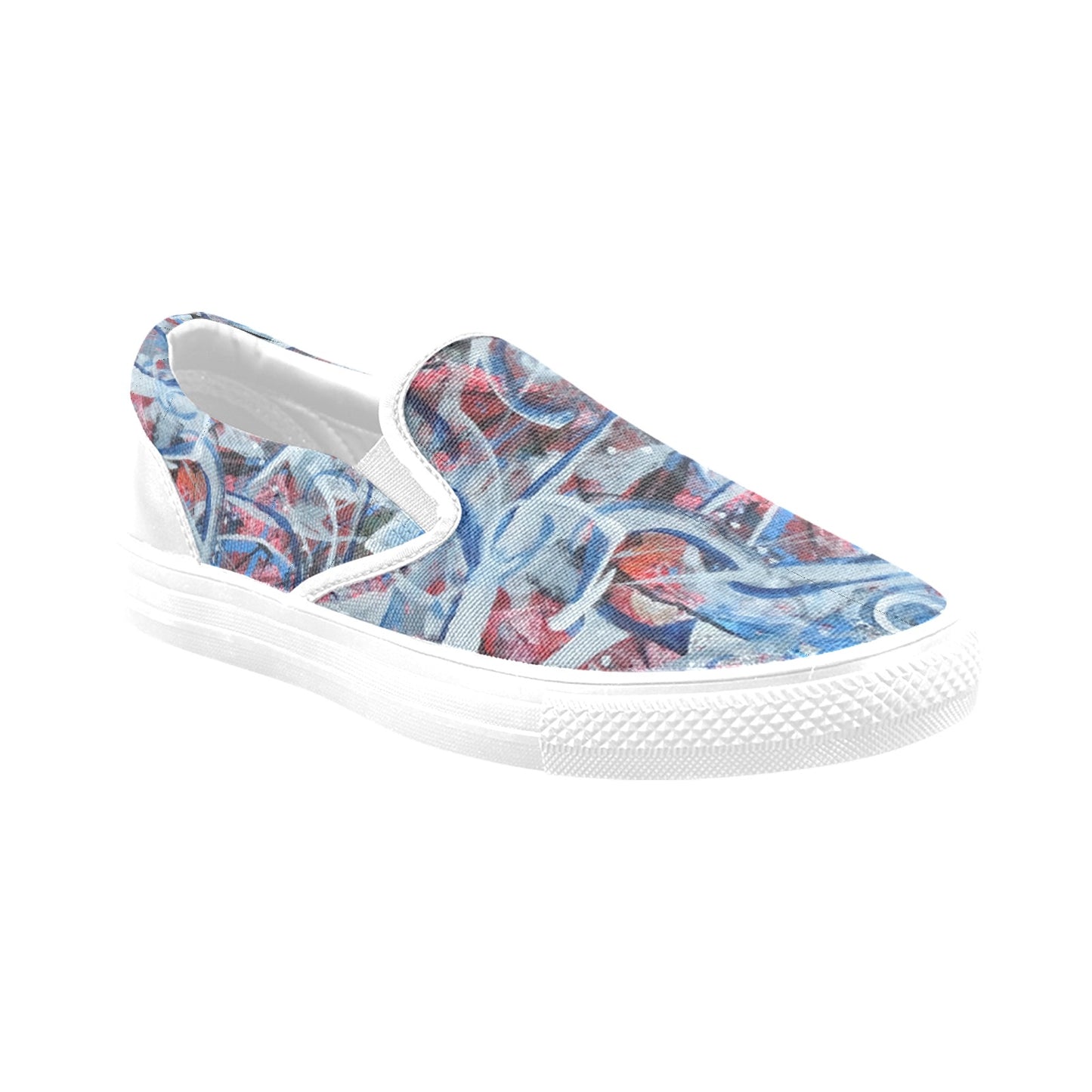 Patriotic Mens Shoes Slip-on Canvas