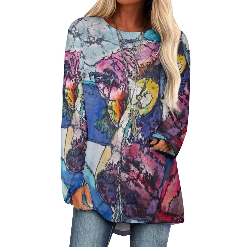 Batik Buoy Ladies Shirt Long Sleeve