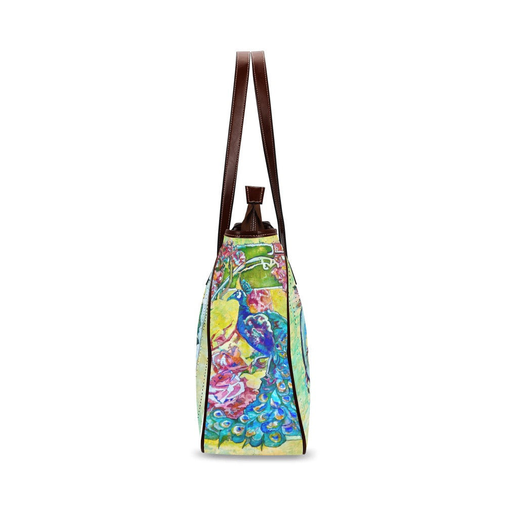 Batik Peacock Classic Tote Bag