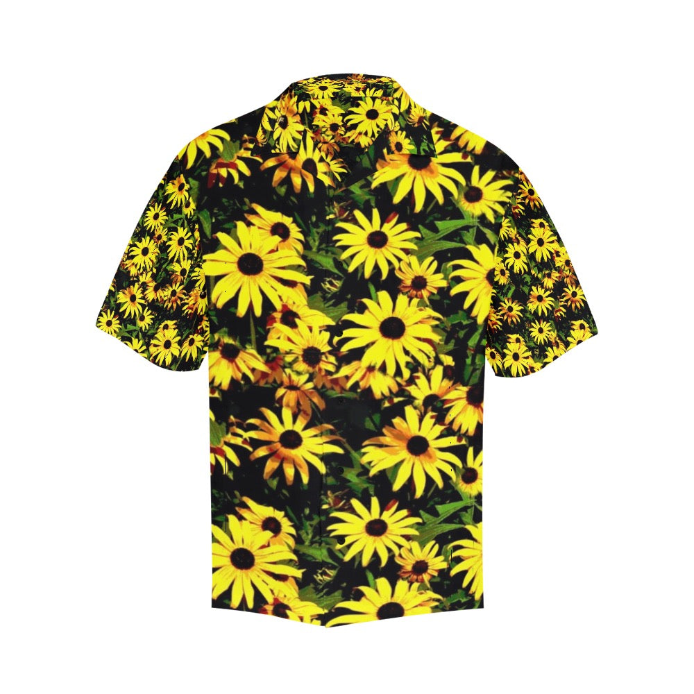 Floral Daisy Men's Hawaiian Shirt