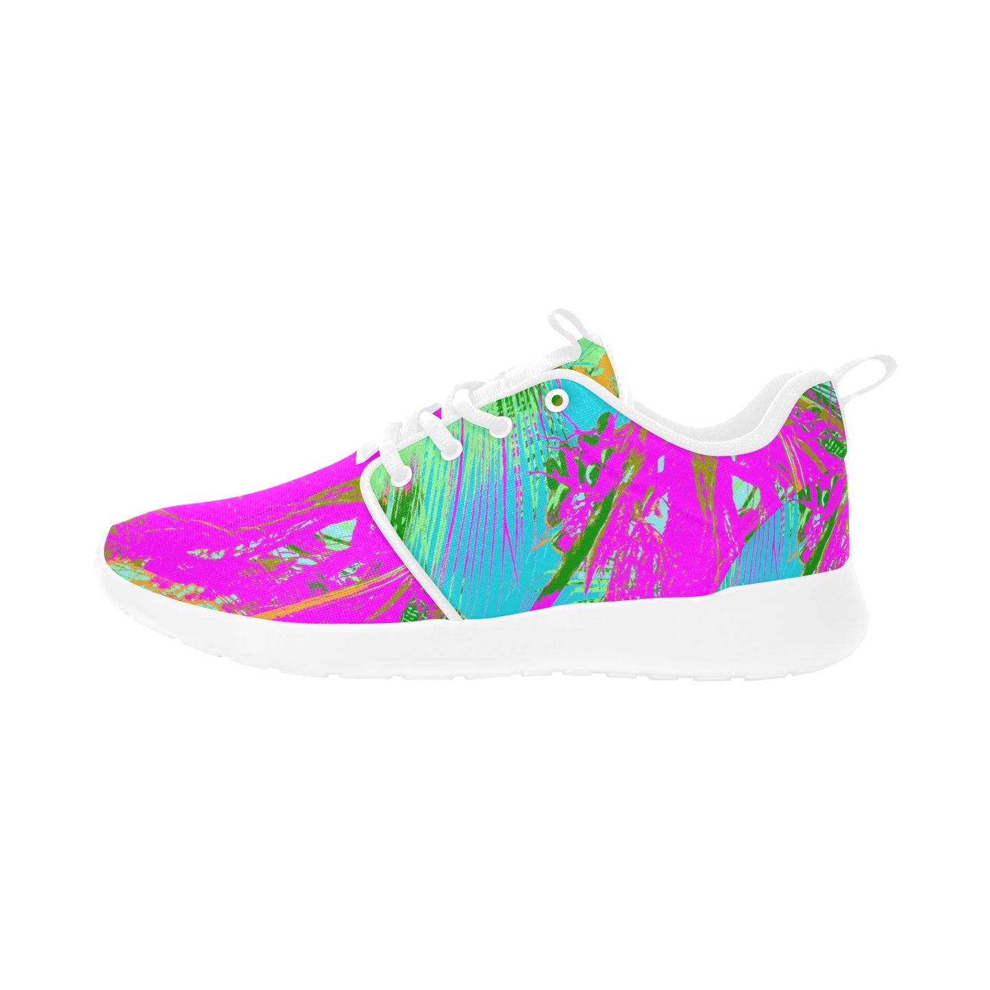 Kauai Neon Ladies Shoes Pull Loop Sneakers mesh