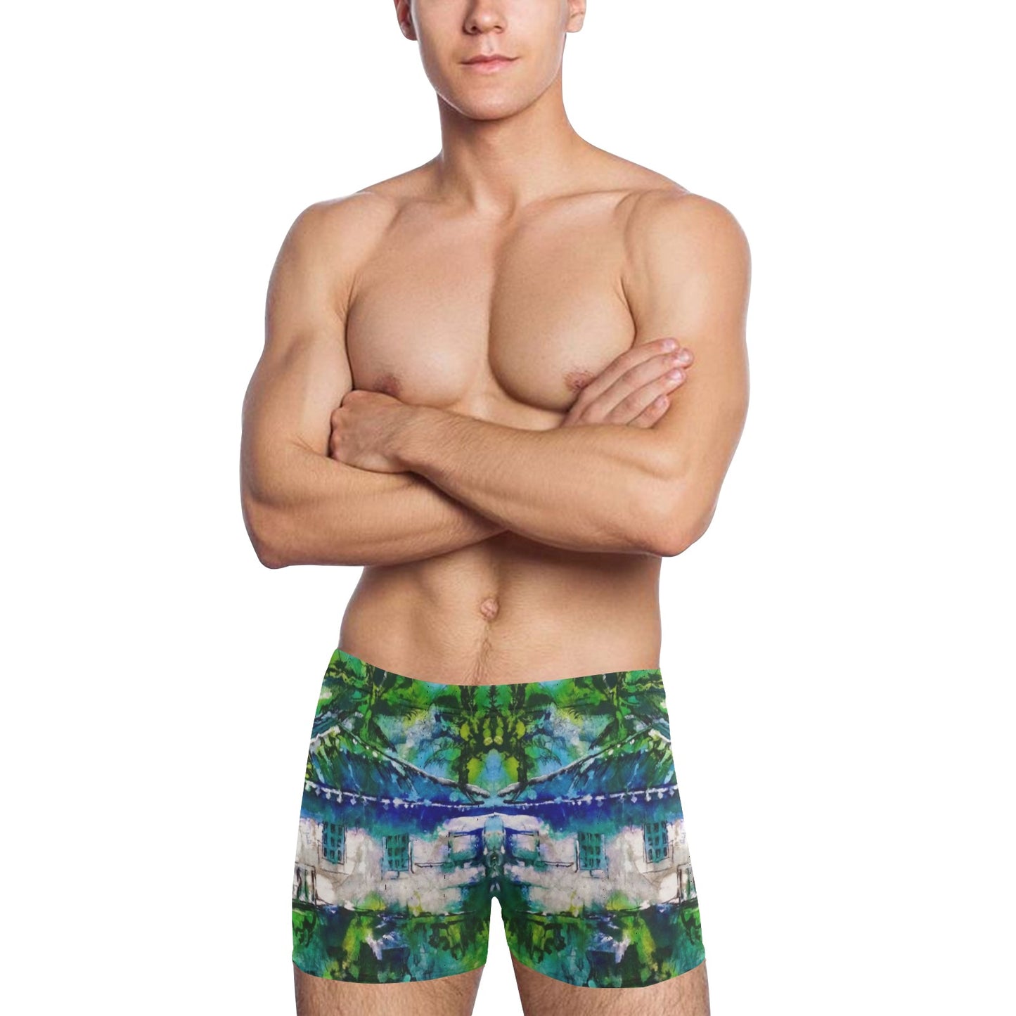 Batik Beach DR-Men's Swimming Trunks