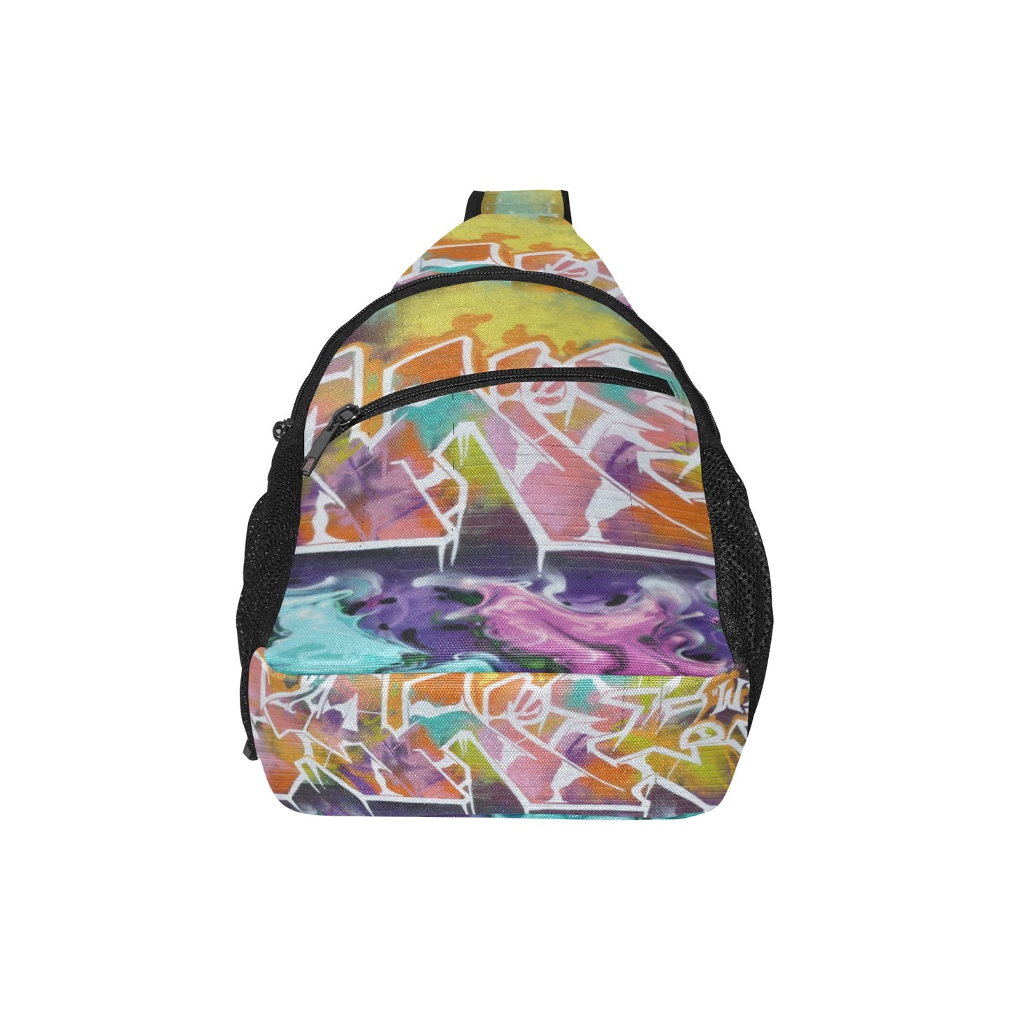 Graffiti Bag All Over Print Chest Bag