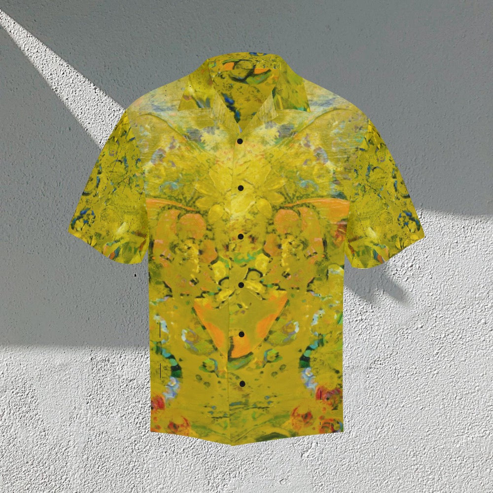 Men's Hawaiian Shirt Abstract Marbling