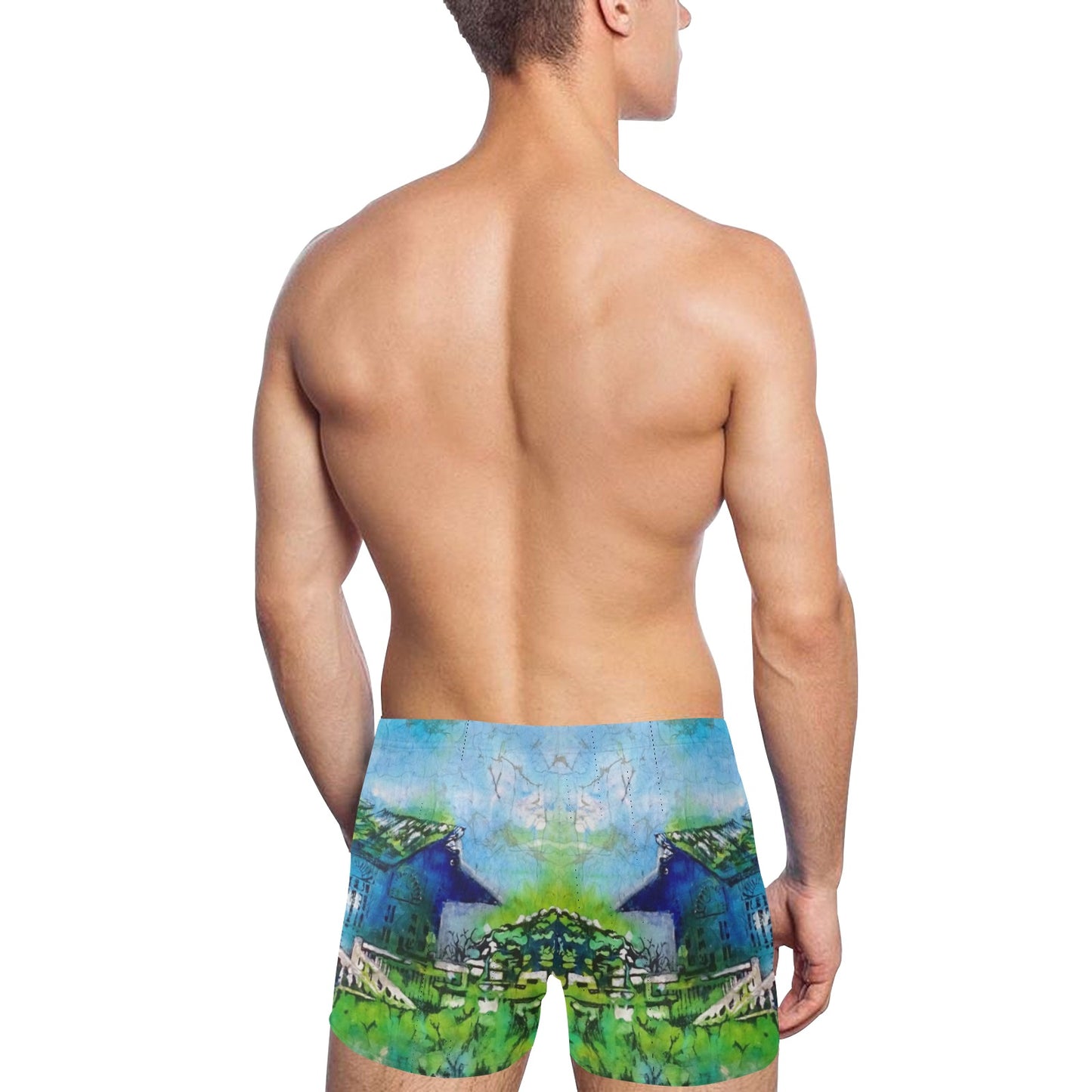 Batik Beach DR-Men's Swimming Trunks