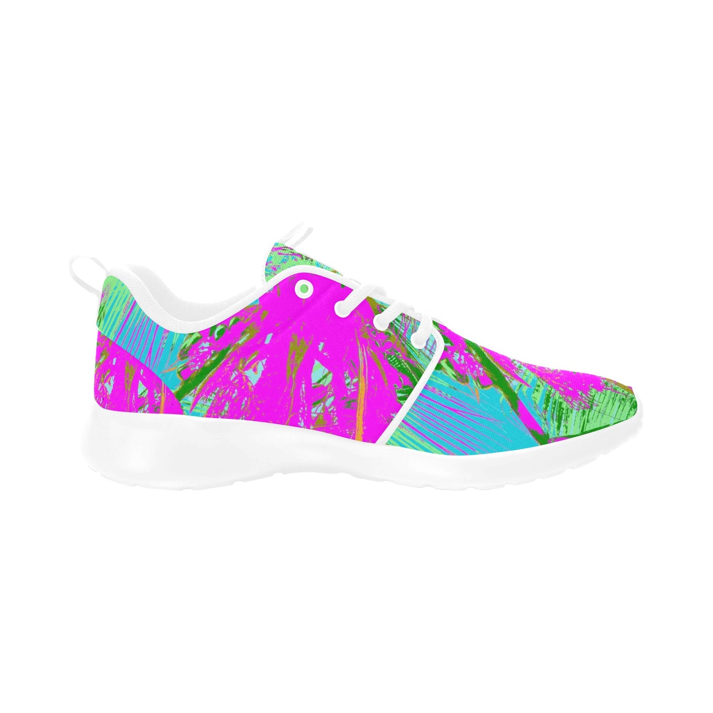 Kauai Neon Ladies Shoes Pull Loop Sneakers mesh