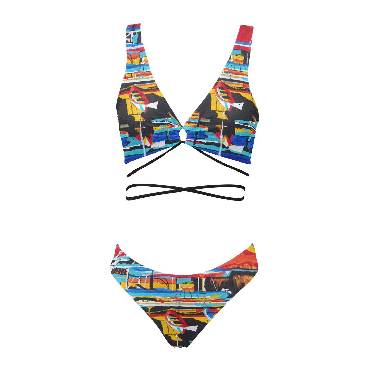 Roche Harbor Ladies Swimwear Cross String