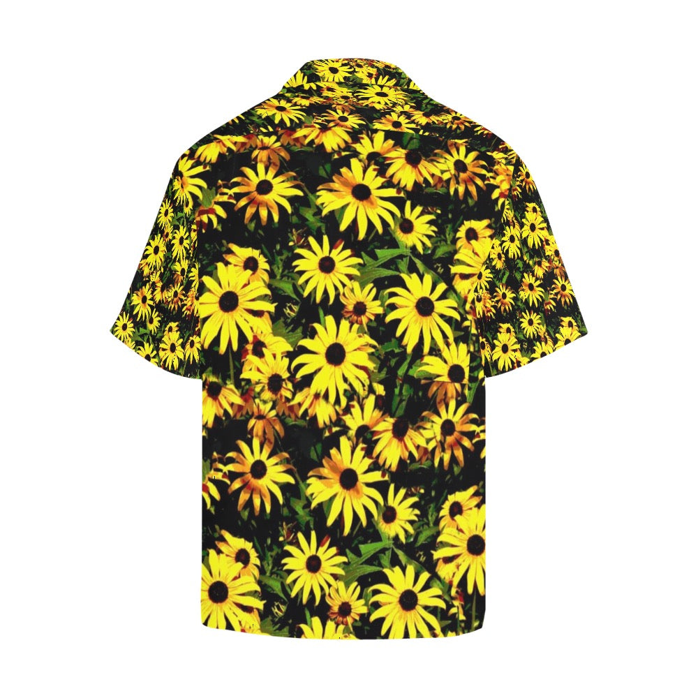 Floral Daisy Men's Hawaiian Shirt