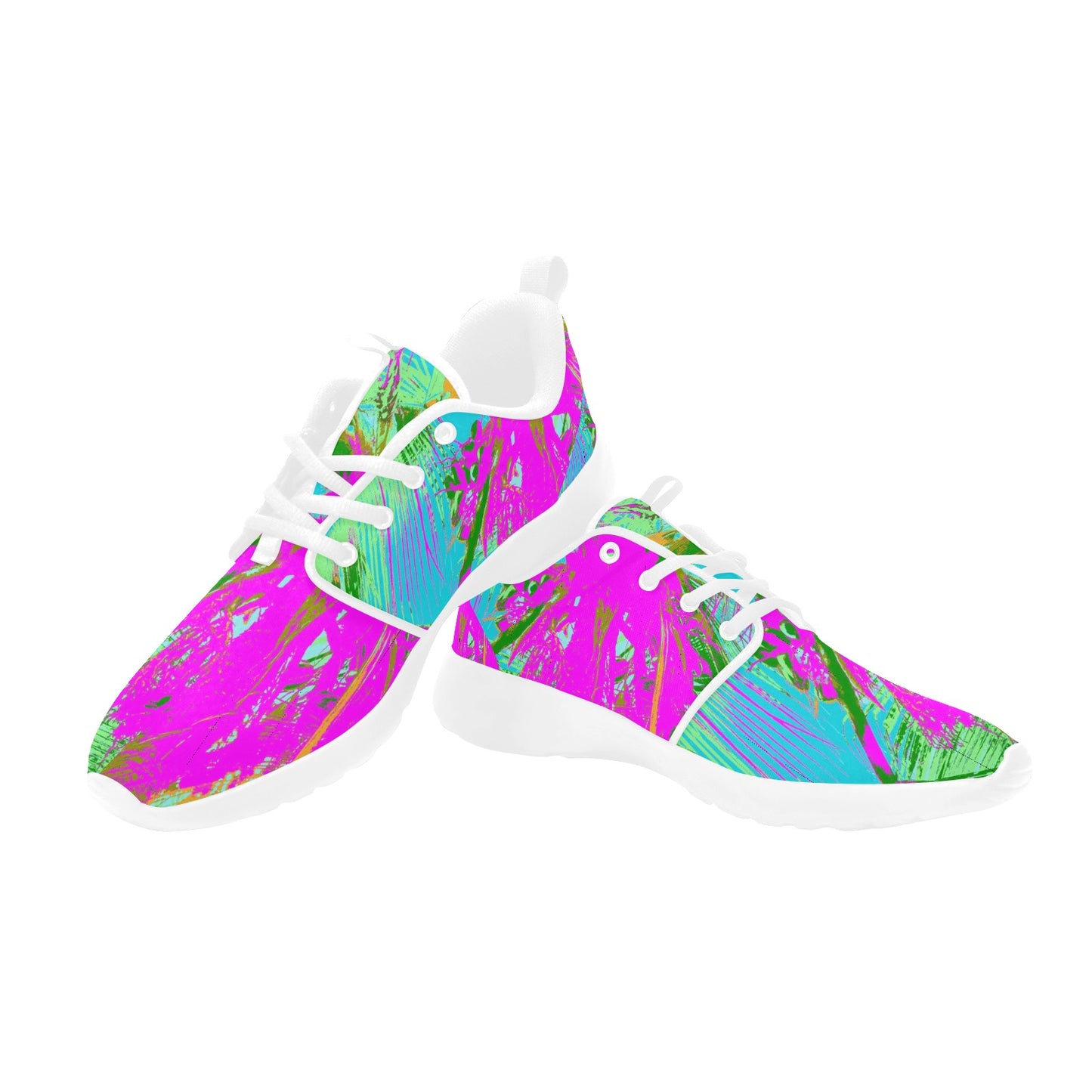 Kauai Neon Ladies Shoes Pull Loop Sneakers mesh