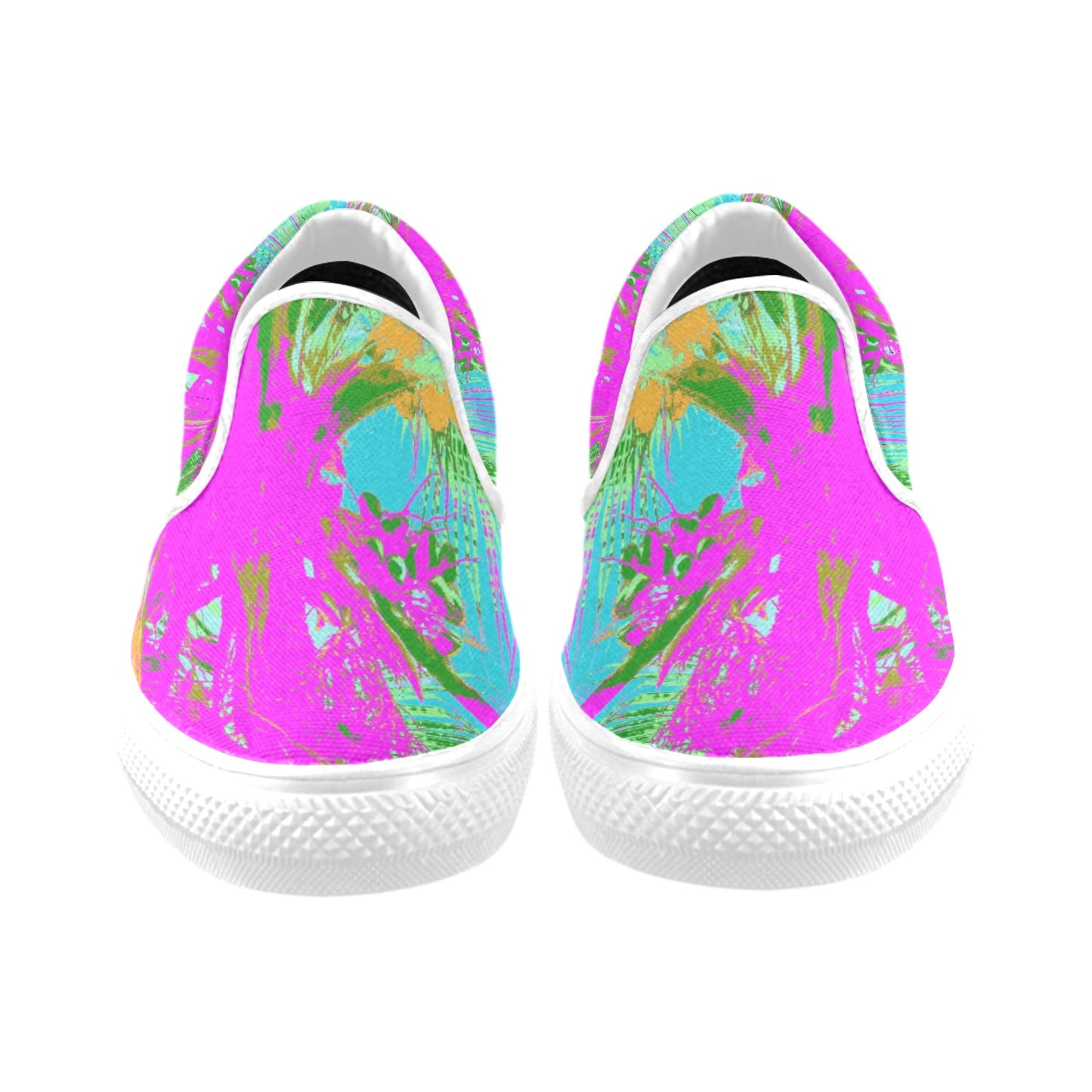 Kauai Neon Men’s Shoes Slip-on Canvas