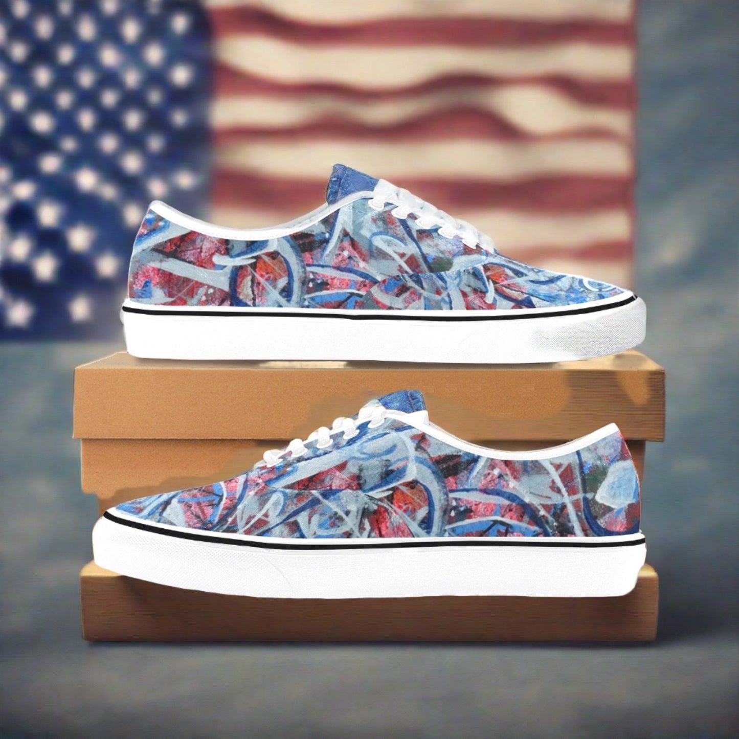 Patriotic Women's Shoes Classic Canvas