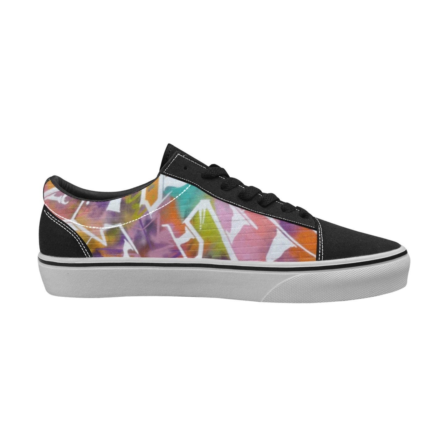 Graffiti City Men's Shoes Lace-Up Canvas Shoes