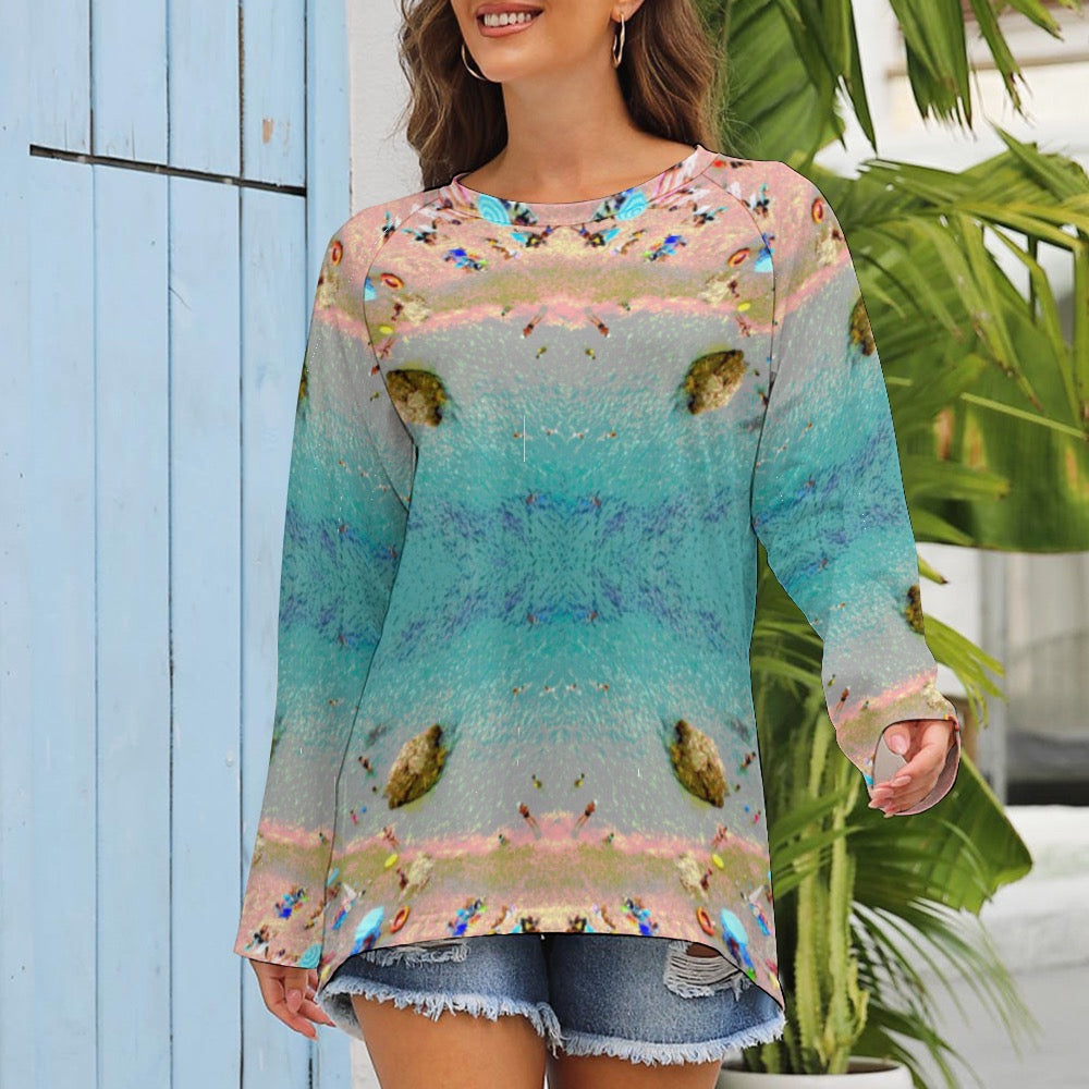 Beach Ladies Shirt Long Sleeve T-Shirt