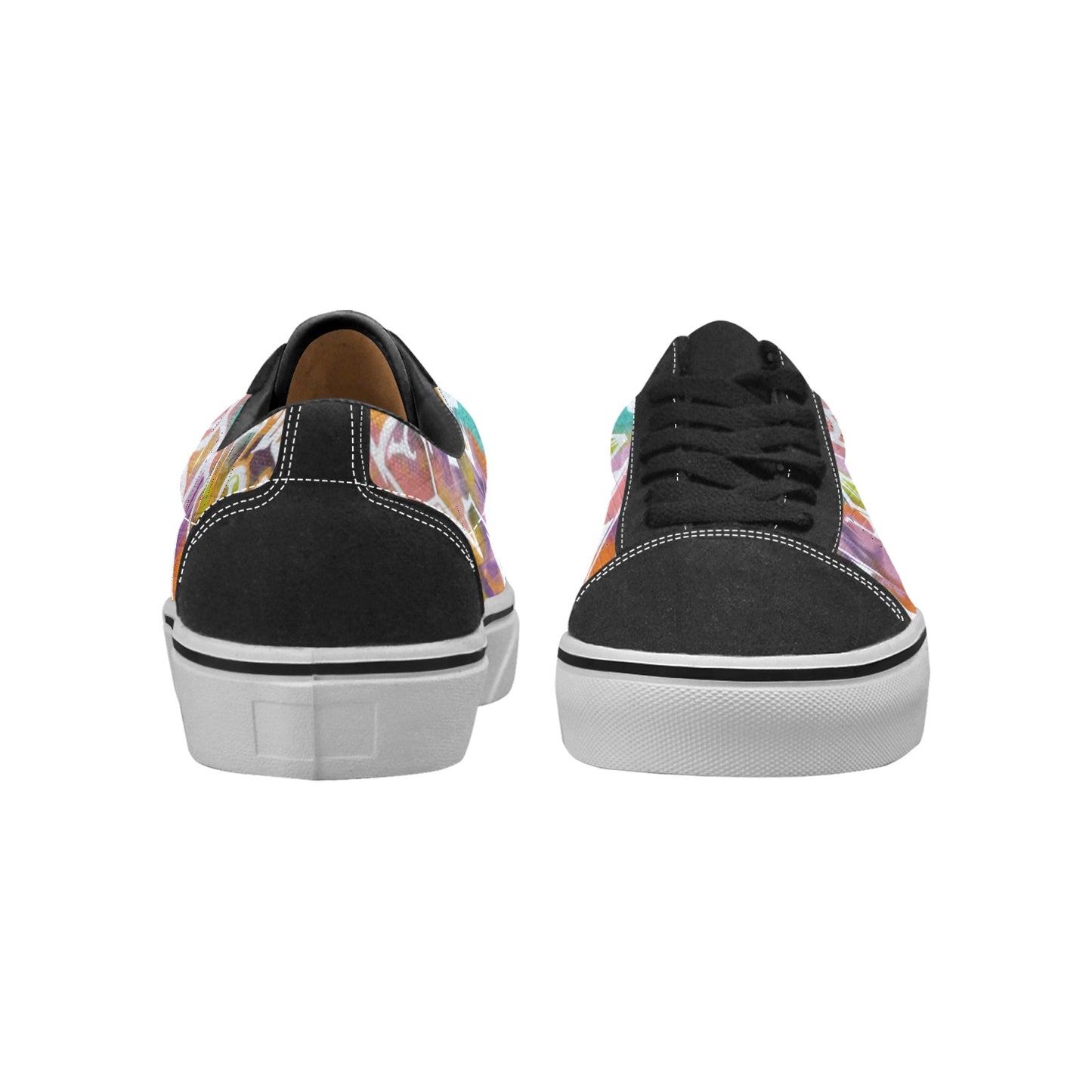 Graffiti City Men's Shoes Lace-Up Canvas Shoes