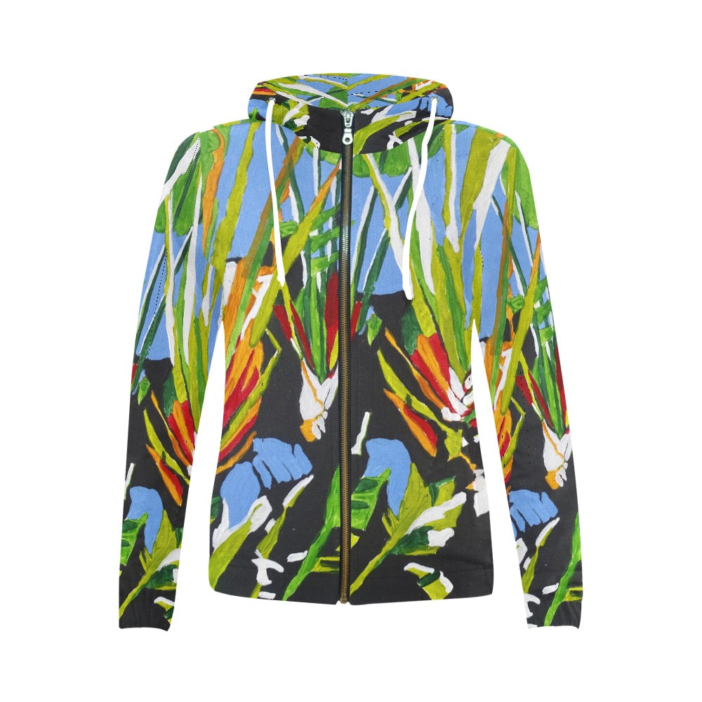 Kauai Botanicals Ladies hoodie Full Zip