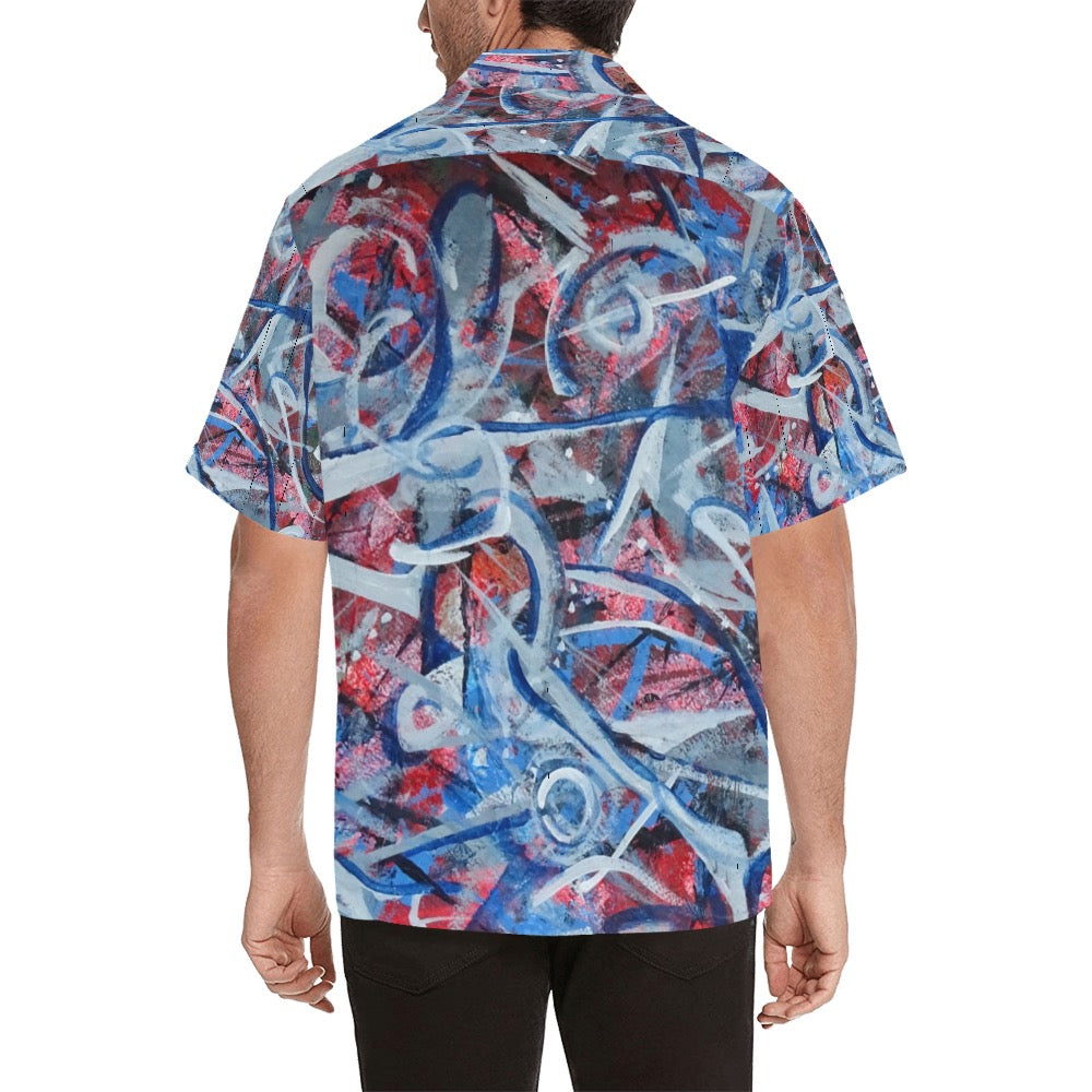 Patriotic Men's Hawaiian Shirt