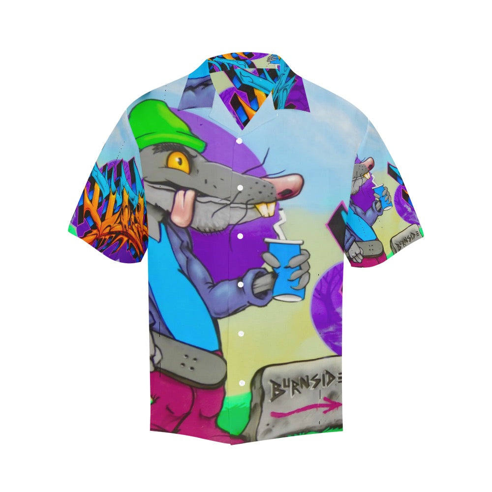 Graffiti Burnside Mens Hawaiian Shirt