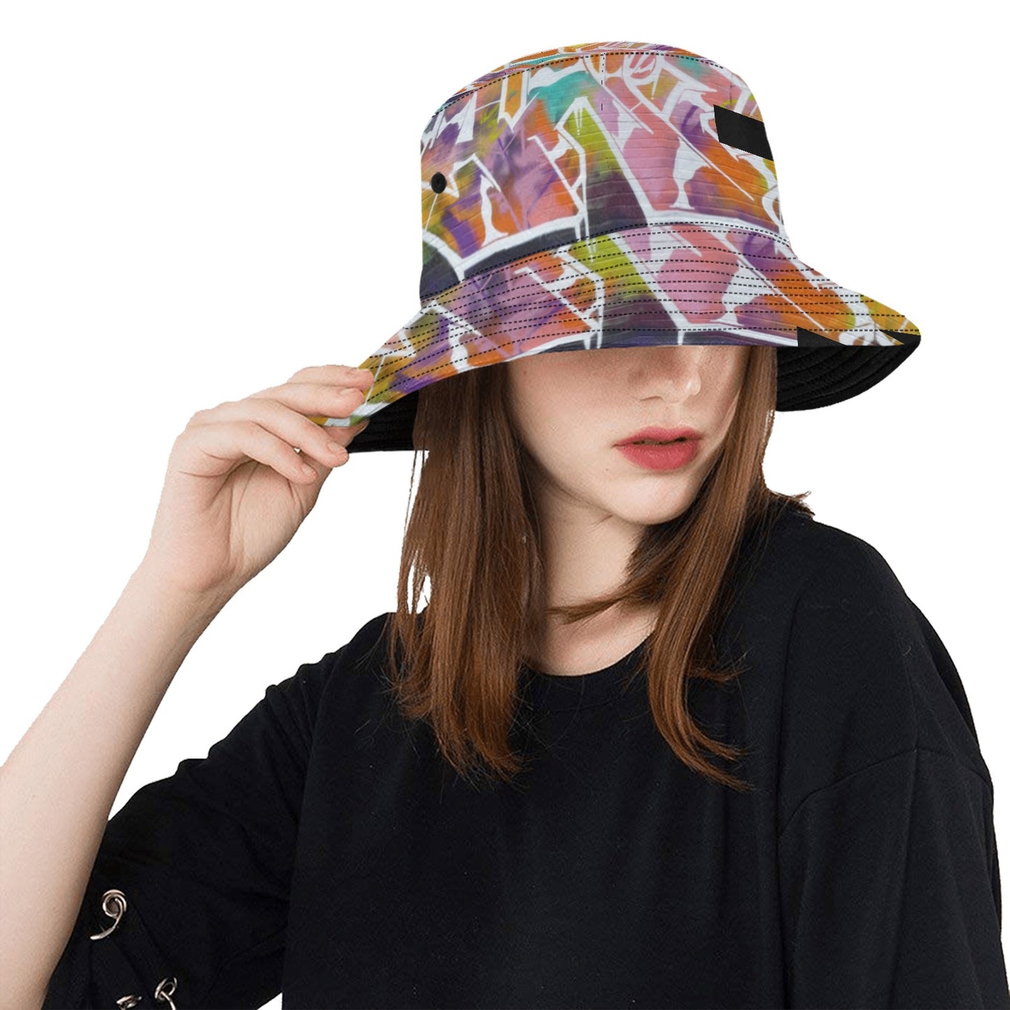 Graffiti City Hat Unisex Summer Bucket Hat