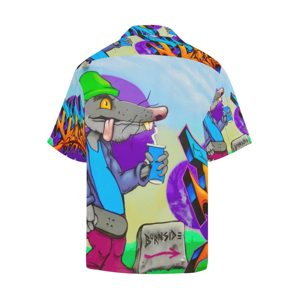 Graffiti Burnside Mens Hawaiian Shirt