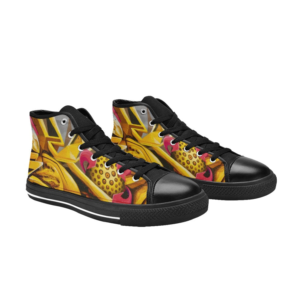 Graffiti Ball men’s shoes Aquila High Top Canvas