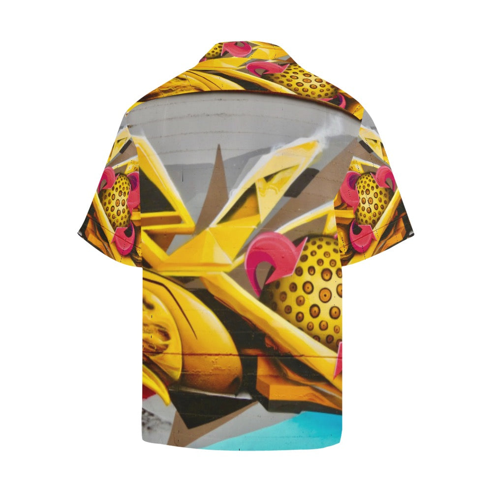 Graffiti Ball Men's Hawaiian Shirt