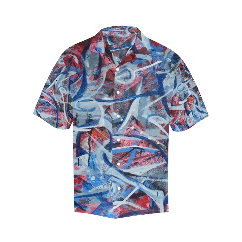 Patriotic Men's Hawaiian Shirt