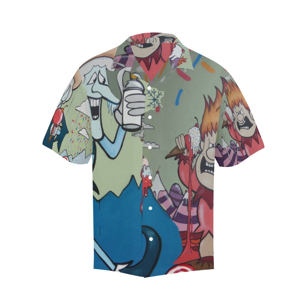 Graffiti Mizer Men's Hawaiian Shirt